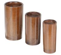 Generic Compact Bamboo Cupping Cups Set for Body Massage Therapy, Round Shape, Without Burrs, Sturdy and Easy to Use Dry Cupping Supplies for Home Or