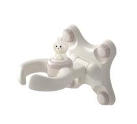 Generic Compact Folding Bath Seat | Space-Saving, Wall-Mounted Bath Support, for Bathtub, Young Children, Brown, 180 Wall-Mount