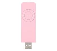 Generic Compact MP3 Music Player Support 32GB Memory Card Portable MP3 Player for Enjoying Music, Great for Outdoor Activities, Black (Pink)