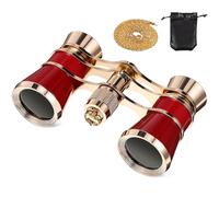 Generic Compact Opera Glasses 3x25 Binoculars with Aluminium Alloy Body and Storage Bag, Easy Storage Design, for Sporting Events and Concerts, Lightweight and Portable for Adults