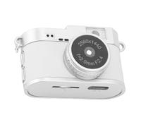 Generic Compact Portable Video Camera 2K HD CCD Camera for Travel Study Recording for Travelers and Vloggers Blue (White)