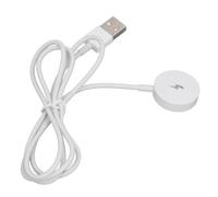 Generic Compact Portable Wireless Smart Watch Charger Dock for Emporio ART5003 ART5005 Perfect for Home Office and Business Trips Gray (White)