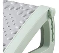 Generic Compact Step Paso Plastic Massage Roderio Foot Office in The Blue Home Size 43 X 33 X 20 Cm (Green)