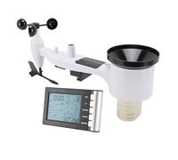 Generic Comprehensive Weather Forecast Station with Solar Sensor Array for Indoor Outdoor Thermometer and Hygrometer for Home and Garden
