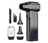 Generic Compressed Air Duster 4 Gear Speed Cleaner for Home Car (Black Vacuum)