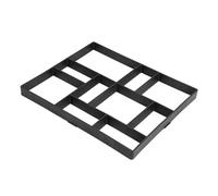 Generic Concrete Mold Reusable DIY Path Maker for Garden Paving, Easy to Use Brick Stone Mold for Outdoor Improvement, PP Material Black Color, Suitable for Pathways, Patios, 5"