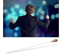 Generic Conducting Baton, Music Baton Orchestra Conductor Concert Conducting Stick with Handle for Choral Symphony Concert (Yellow)
