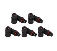 Generic Connector, Rubber with 5 Pcs Aviation Connector Aviation Plug for Industrial Equipment (L16-2)