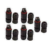 Generic Connector, Rubber with 5 Pcs Aviation Connector Aviation Plug for Industrial Equipment (L16-3)