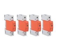 Generic Convenient Wiring Protective Device, Mystical/Fantasy Retardant Material, 4Pcs 1P DIN Rail Mounting SPD House Arrester Protector AC 420V RMU1-C20/40/60 (Imax: 20kA)