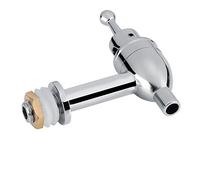 Generic Copper Beer Tap Durable Beverage Dispenser Faucet Tap for Wine Drum Home Party Chrome 1.2cm (Chrome Plated 12mm)