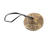Generic Copper Bell for Belly Dancing Hand Cymbals Spiritual Ritual Significance Yoga Chimes Nepal Tingsha Multi-functional Percussion Instrument