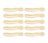 Generic Copper Cabinet Support Hinge, Retro Vintage Lid Stay Bracket, Small Antique Box Brace Holder, Ideal for Jewelry and Toy Boxes, Wood Crates and Containers, 2 Pcs with Installation (Brass Color)