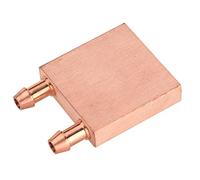 Generic Copper Heatsink, Water Cooling Kit Copper Water Cooling Block 40 * 40 * 10mm for Graphics GPU Head CPU