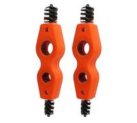 Generic Copper Pipe Cleaner, 2Pcs 4 in 1 Pipes Cleaner Brush Tool Brush Copper 1/2 Inch 3/4 Inch Orange Strong Cleaning Versatile Wire In1 Combo for Car
