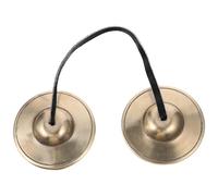 Generic Copper Tingsha Cymbals Bell for Meditation Bell for Yoga Practices Copper Instrument for Positive Energy and Spiritual Ceremonies