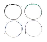 Generic Copper Zinc Alloy Cello Nylon Strings, A 1st D 2nd G 3rd C 4th Metal Strings Set with Colorful Coatings for 3/4 Cello Replacement Guitar Accessory for Beginners Performers