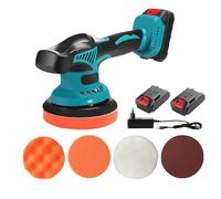Generic Cordless Car Polishing Machine,21V Wireless Polishing Machine, Adjustable Speed, Outer Circle Eccentric Polishing, Dedicated Waxing Machine, Car Polishing Machine,B