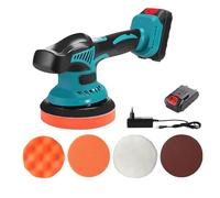 Generic Cordless Car Polishing Machine,21V Wireless Polishing Machine, Adjustable Speed, Outer Circle Eccentric Polishing, Dedicated Waxing Machine, Car Polishing Machine,A
