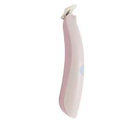 Generic Cordless Dog Clipper Quiet Rechargeable 2 Speed Adjustable Grooming Trimmer for Pets with Built-in Light Plastic Stainless Steel 1.30x1.50x6.61in (Light Pink)