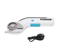 Generic Cordless Electric Cutter Battery Powered Electric Scissors Left Tilted 320RPM Cutting Depth for Blanket Leather Kraft Paper Cardboard with Automatic Honing System