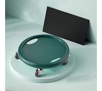 Generic Core Slider Ab Workout Sliding Disc for Enhanced Abdominal Exercise At Home Gym, Slip Proof with 4 Rollers for Flexibility, Lightweight and Sturdy for Portability (Dark Green)
