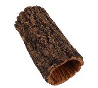 Generic Cork Bark Tree Hole Reptile Hideout for Crested Gecko and Amphibians Terrarium Naturalistic Habitat Enrichment Humidity Control Suitable for Rainforest and Jungle Tanks