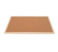 Generic Cork Bulletin Board Double Sided Wooden Frame Pin Board 40x60cm for Office School Home, Perfect for Showcasing Work Progress in the Office