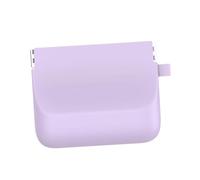 Generic Cosmetic Bag, Makeup Storage Pouch, Hairband Container, Lipstick Organizer, Silicone Material, No Zipper, for Dating Parties, Etc, Purple S