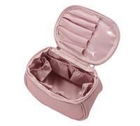 Generic Cosmetic Bags, Multi-Piece Portable PU Leather Makeup Bag, Easy to Carry, Lightweight, for Travel, Camping, Working, Going Out (Pink)