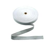 Generic Cotton Blend Binding Apron Herringbone Twill Webbing Tape Sew Strap All Widths (Light Grey, 1 meter)
