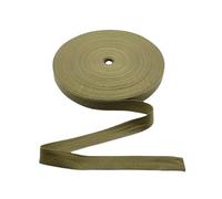 Generic Cotton Blend Binding Apron Herringbone Twill Webbing Tape Sew Strap All Widths (Mushroom, 20 meter)
