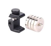 Generic Counterweight Set for Stabilizers, Lightweight Aluminum Alloy Weights with Clip for Stable Photo, 4 Pcs, Suitable for DJI Ronin, Zhiyun Crane 2, Air 2