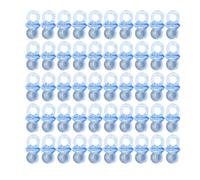 Generic Courtroom Blue Toy It's Boy Girl Acrylic Clear Pacifier Full Moon Gift Toy Resources Education (Blue, One Size)