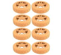 Generic Cover Silicone Anti-No Tariff Tariff Cover Wheel Protector of Luggage Wheels Luggage Wheel Cover | 8 x Protective Case, Launcher Shoes, Orange1, see description, See description