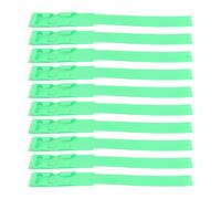 Generic Cow Identification Bands Durable Plastic Rings for Farm Livestock, Pack of 10, Ideal for Cattle Foot Marking, Suitable for Various Animals (Green)