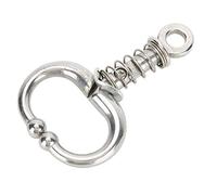 Generic Cow Nose Pliers, Humane Cattle Nose Ring Tool, Easy Installation for Farm Management, Metal, Approx. 12x7x3cm (Spring Type Bull Ring)