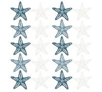 Generic Craft Ornaments and Random Color Environmentally Friendly Material No Burrs 24pcs Sea Star Shaped Wooden for Home Desktop Decoration for Nautical Home Accessories