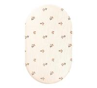 Generic Crib Fitted Sheets - Floral Print, Soft & Cozy Toddler Gauze Fitted Crib Sheets, 32.3x16.9x3.9inch