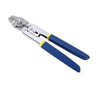 Generic Crimping Pliers Stainless Steel Aluminum Sleeve Cutter for Wire Rope 10in Crimping Tool for Steel Cables, Suitable for Dog Leashes Black