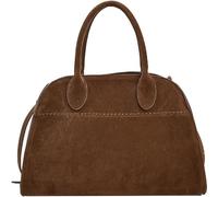 Generic Crossbody Bags for Women Suede Purse Tote Bag Vintage Top Handle Bag Fashion Retro Shoulder Satchel Bag for Work Travel (Brown, Large)