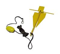 Generic Crown Stock Cruising Anchor Kit 1.5KG (Danforth Style Yellow 7MM x 7.6M Rope, Float & Snap Hook)
