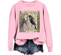Generic Crows Before Bros Unisex Adult Sweatshirt, Pink, L