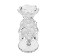 Generic Crystal Candlestick Tealight Holder, Lotus Flower Decorative Candle Holder, Crystal, Stable Base, Easy Maintenance, for Banquets and Wedding Table Decor