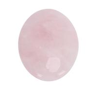 Generic Crystal Palm Stone Polished Comfortable Touch Oval Crystal Stone for Meditation Yoga Reiki Healing Stress Relief Crystal 7.5cm (Pink)