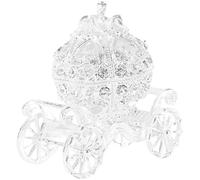 Generic Crystal Pumpkin Carriage Trinket Box Rhinestone Princess Carriage Jewelry Box Jewelry Display Organizer Collectible Figurine Ornament