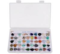 Generic Crystal Specimen Collection 50pcs/box and Mineral Collection Set Gemstones Collectible Samples Natural Stone Gift Box