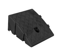 Generic Curb Ramp Black Easy Installation Lightweight Driveway Ramp Heavy Duty for Lawnmowers Trailers Loading Dock Trucks, 13 cm