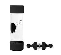 Generic Curiosity Education New & Improved Black Colored Ferrofluid Display With Two Small Magnet 1ml Obstacle (Black, One Size)