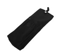 Generic Curling Iron Bag Compact Hair Styling Tool Pouch with Heatproof Liner Hair Curling Organizer for a Tidy Styling Space 30x12cm for Travel (Black)